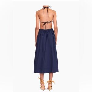 Staud Vanessa Cut-Out Midi-Dress